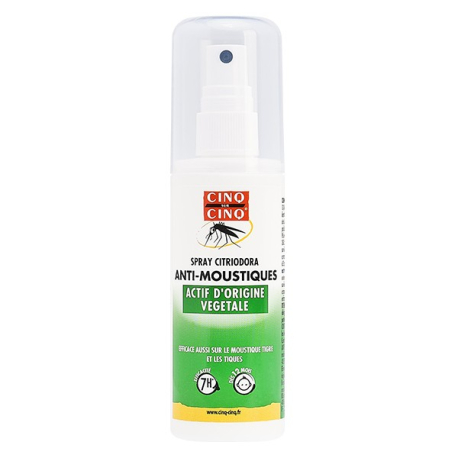 cinq sur cinq - anti-moustiques - spray citriodora