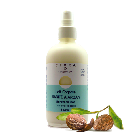 CERRA lait corporel karité argan