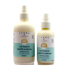 CERRA lait corporel karité argan