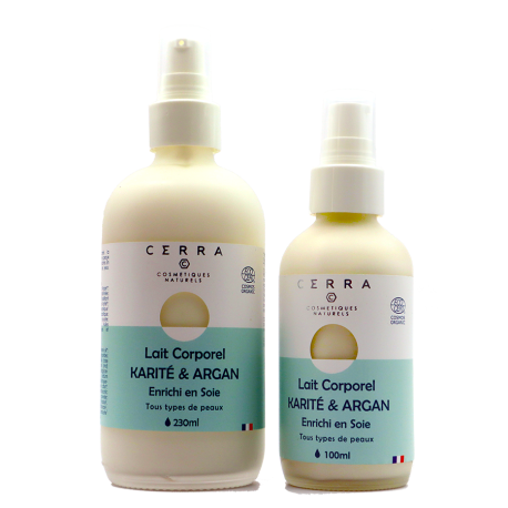 CERRA lait corporel karité argan