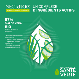 NECTALOE Gel d'Aloe Vera Bio - recto
