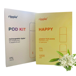 Duo Ripple+ Kit + Happy Pods - 1500 Puffs