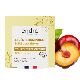Après-shampoing solide bio tous types de cheveux ENDRO