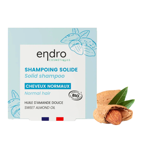 ENDRO shampoing solide bio cheveux normaux