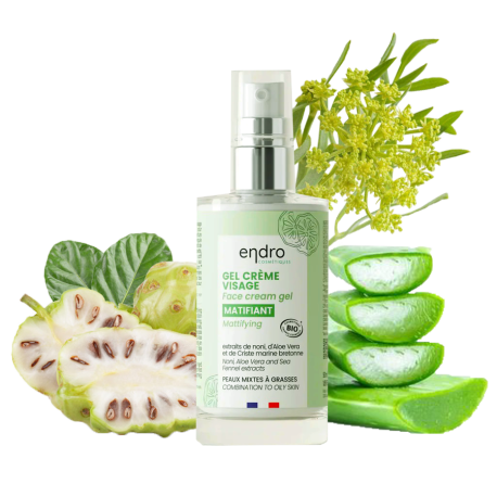 Gel crème visage matifiant Endro