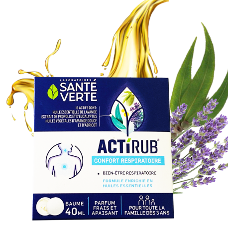 Actirub baume pectoral - Santé Verte