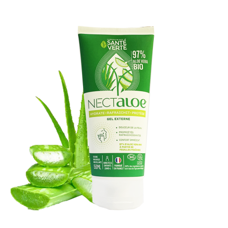 NECTALOE Gel d'Aloe Vera Bio - recto