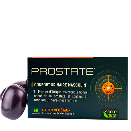 Prostate comprimés - Santé Verte - Présentation recto