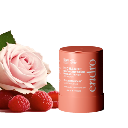 Déodorant stick rechargeable bio rose-framboise Endro