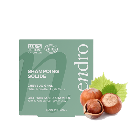 ENDRO shampoing solide bio cheveux gras
