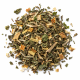 Tisane fraîcheur d'été.Tisane plaisir menthe, réglisse, écorce d'orange, chiendent, pour se désalterer à boire frais