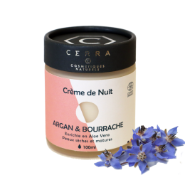 CERRA crème de nuit argan et bourrache 100ml