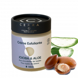 CERRA crème exfolliante jojoba et aloe - 100ml