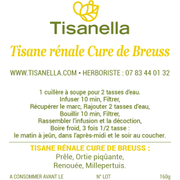 Tisane rénale Cure de Breuss