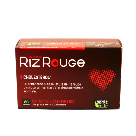 Levure de riz rouge comprimés - Santé Verte