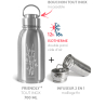 bouteille isotherme inox Friendly pour tisanes, thé, infusions