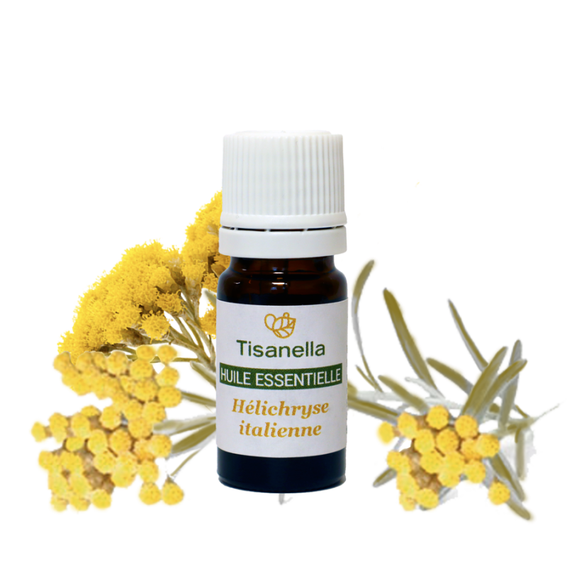 Huile essentielle bio d'Hélichryse ou Immortelle (Helichrysum italicum)