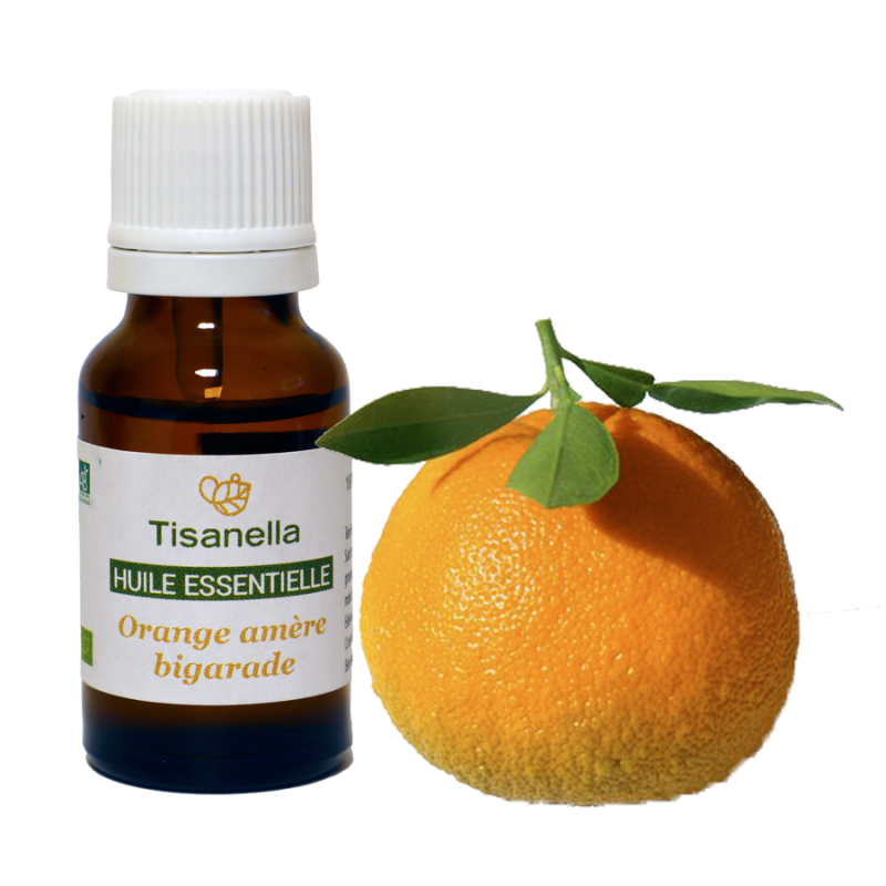 Huile essentielle bio d'Orange amère (Citrus aurantium)