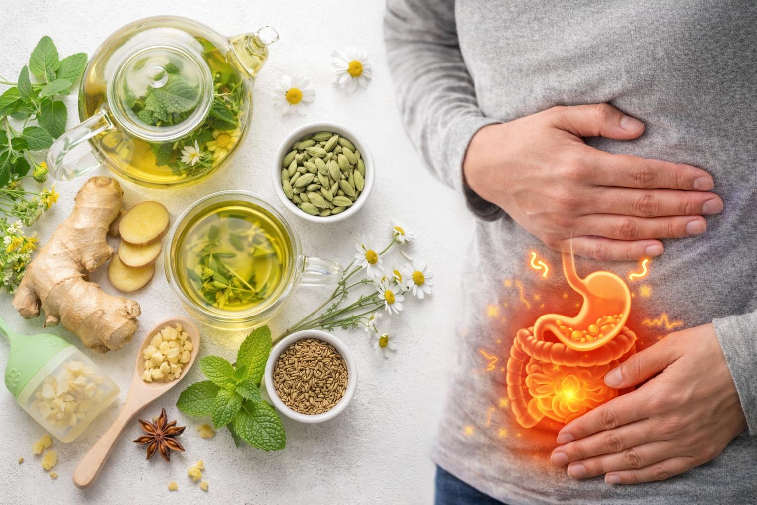 bien-être digestif et infusion