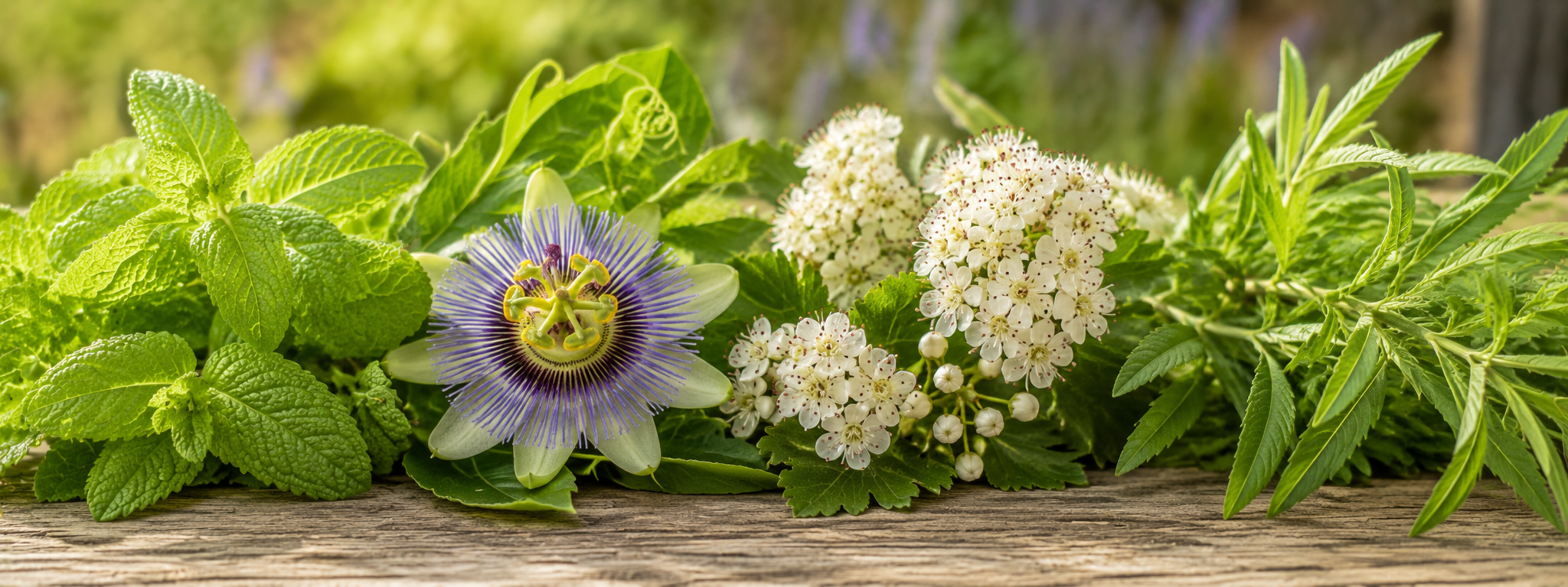 Mélisse, Passiflore, Aubépine et Verveine