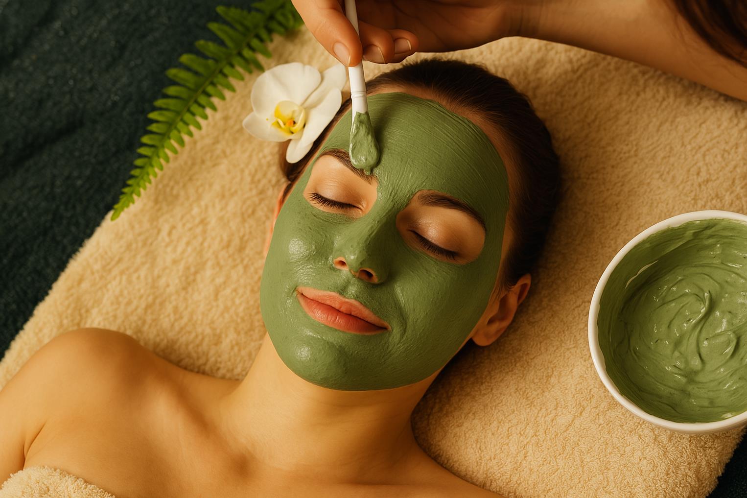 Masque à l'argile verte