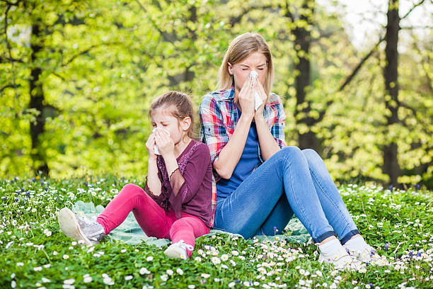 Réaction allergique aux pollens