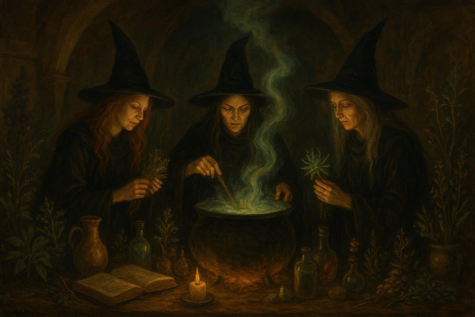 Sorcières et plantes mystiques